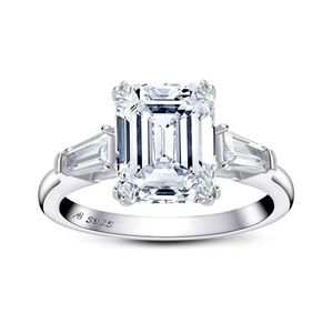 3 Carat Emerald Cut Engagement Ring
